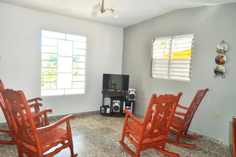 'Living room' Casas particulares are an alternative to hotels in Cuba.